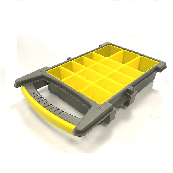 Stackable Assortment Kit Box - Empty With Dividers (image for) Stackable Assortment Kit Box - Empty With Dividers